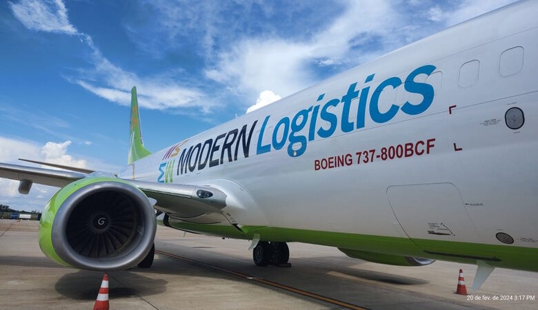 MODERN LOGISTICS INTEGRA 737-800 NG EM SUAS OPERAÇÕES