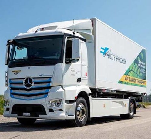 ACTROS ELÉTRICOS COMEÇAM A RODAR NA SUÍÇA