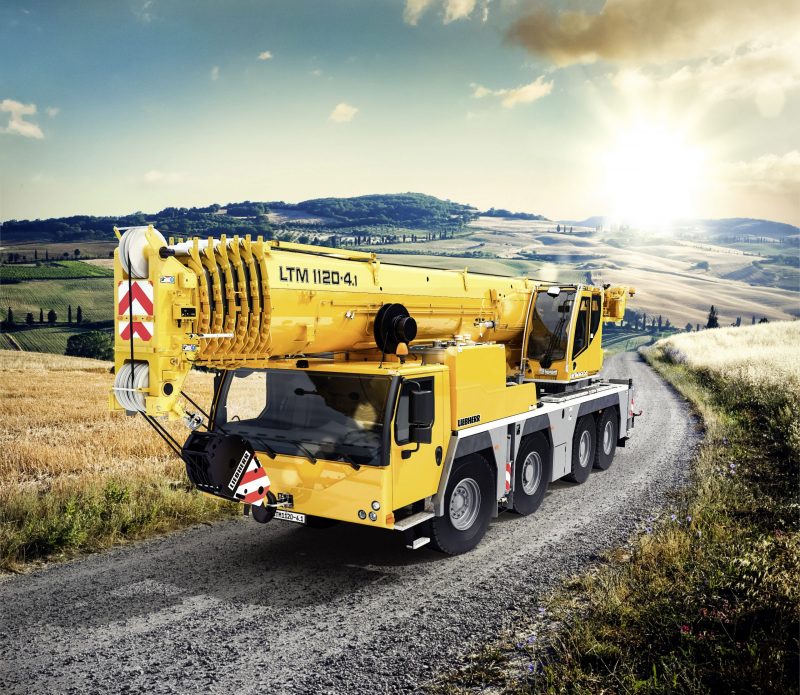 O NOVO GUINDASTE LIEBHERR NA CLASSE DE 120 T