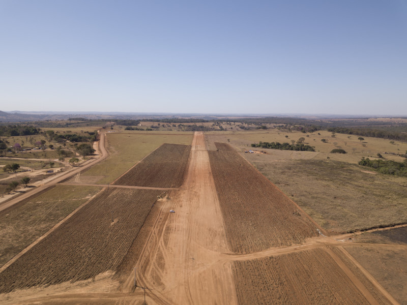 AVANÇO NAS OBRAS DO ANTARES POLO AERONÁUTICO