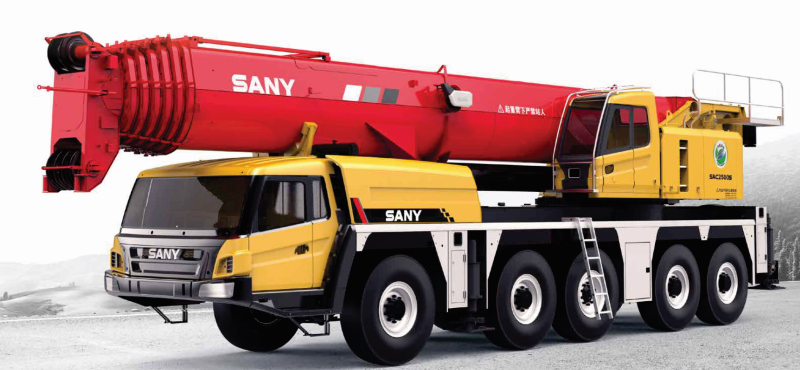 SANY MOSTRA GUINDASTE PARA 250 T NA M&T EXPO 2022