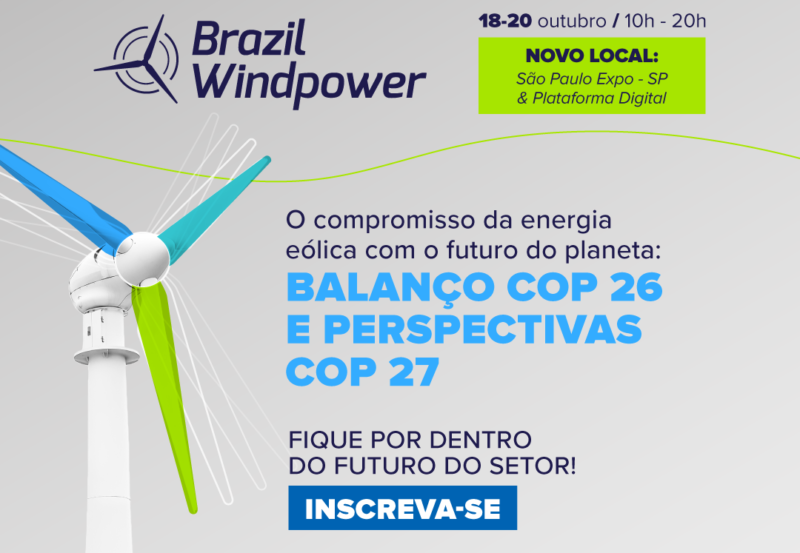BRAZIL WINDPOWER COMEÇA NO DIA 18