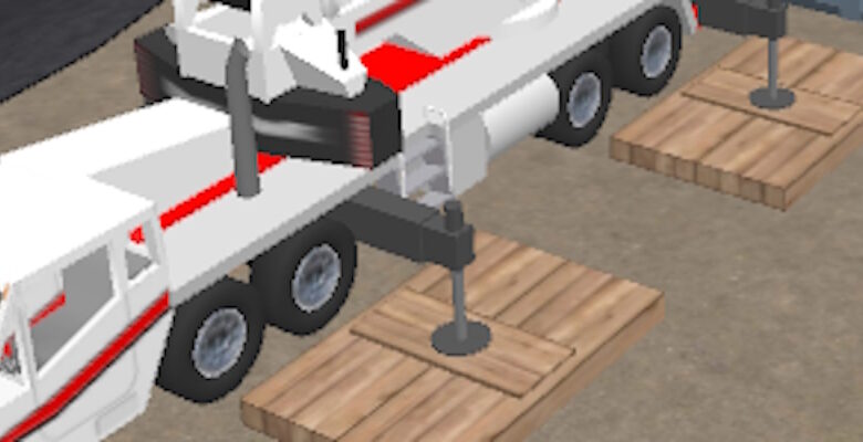 O TRAJETO DO GUINDASTE ATÉ O PONTO DE PATOLAMENTO 