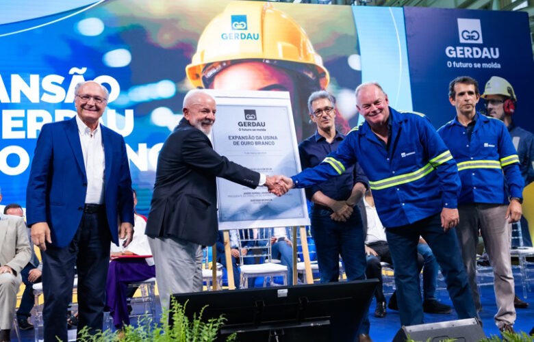 GERDAU CONFIRMA INVESTIMENTO EM VISITA DE ZEMA E LULA