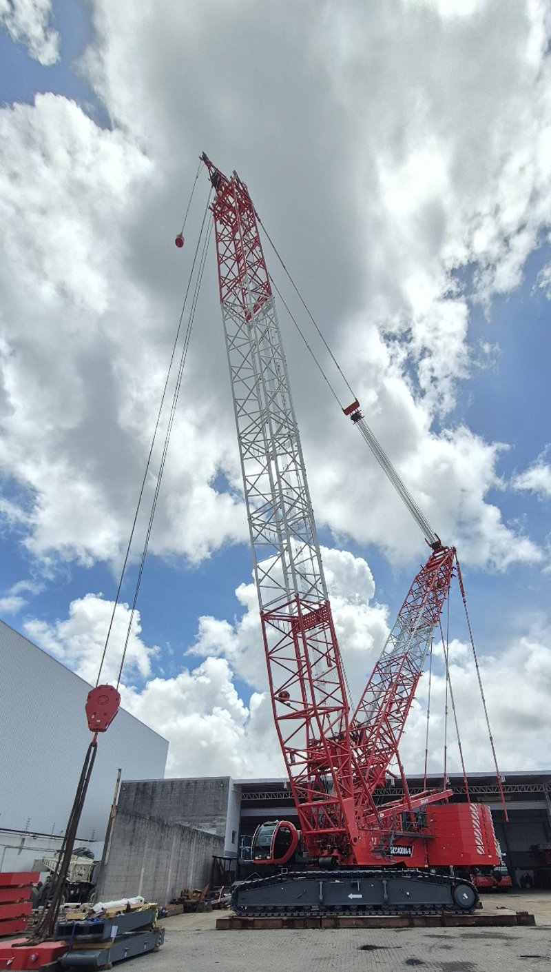 GUINDASTES CENTRO OESTE FORTALECE PARCERIA COM A SANY