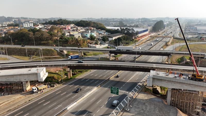 IÇAMENTO DE VIGAS DO RODOANEL NORTE VAI INTERDITAR DUTRA