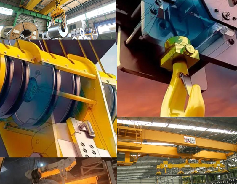 GANCHOS DE IÇAMENTO DE PONTES ROLANTES SIDERÚRGICAS