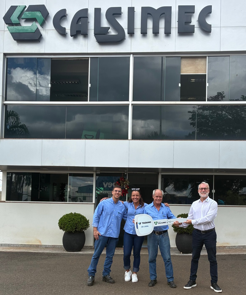 MODELO COMPACTO DA TADANO REFORÇA FROTA DA CALSIMEC