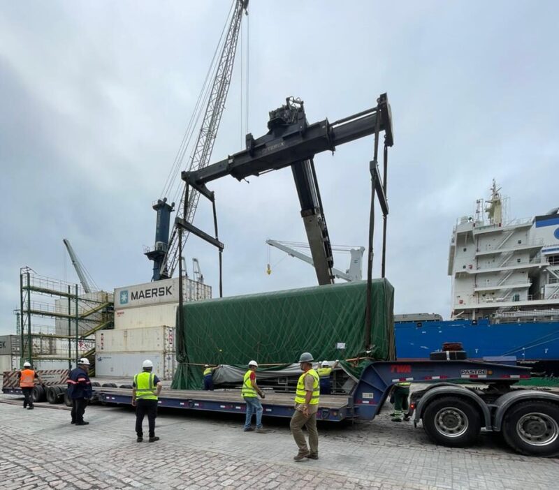 TRANSPORTE DOS VAGÕES DA BYD PARA O METRÔ DE SÃO PAULO