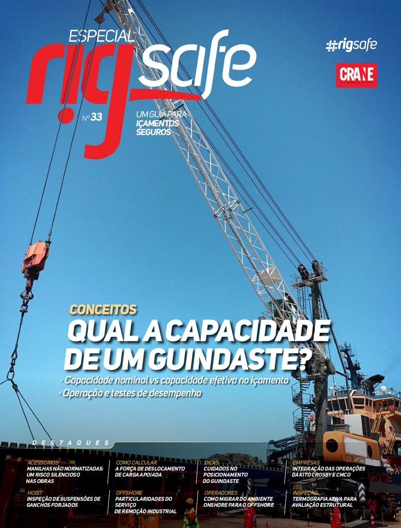 RIGSAFE Nº 33 QUAL A CAPACIDADE DE UM GUINDASTE?