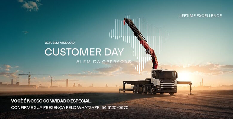 CUSTOMER DAY DA PALFINGER REÚNIRÁ TECNOLOGIA E MERCADO
