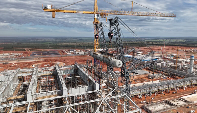 INSTALAÇÃO DE BALÃO DE VAPOR DE 300 T NA FUTURA FÁBRICA DA ARAUCO