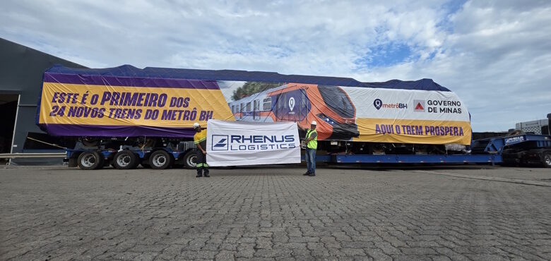 RHENUS TRANSPORTA NOVOS TRENS PARA O METRÔ BH